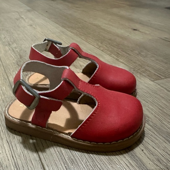 Freshly Picked Other - Freshly Picked Cherry Newport red leather clog size 4